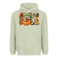 Matcha Welcome Fall Heavyweight Hoodie - NancyCooperArtShop