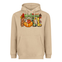 Mushroom Welcome Fall Heavyweight Hoodie - NancyCooperArtShop