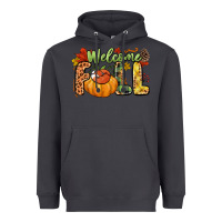 Smoke Welcome Fall Heavyweight Hoodie - NancyCooperArtShop