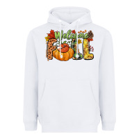 White Welcome Fall Heavyweight Hoodie - NancyCooperArtShop