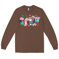 Chestnut mom fuel coffee cups Long Sleeve Tee - NancyCooperArtShop