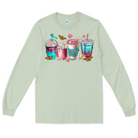 Matcha mom fuel coffee cups Long Sleeve Tee - NancyCooperArtShop
