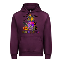 Mauve Wine Horror Coffee Urban Hoodie - FaDigitalArtStudio