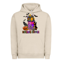 Pigment French Oak Horror Coffee Urban Hoodie - FaDigitalArtStudio