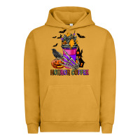 Pigment Peanut Butter Horror Coffee Urban Hoodie - FaDigitalArtStudio