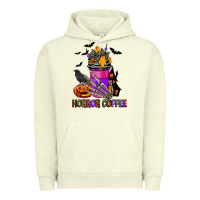 Pigment Pistachio Horror Coffee Urban Hoodie - FaDigitalArtStudio