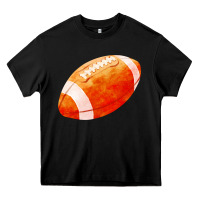 Black american football  pigskin  gridiron football Heavy Core Tee - FaDigitalArtStudio