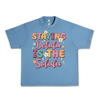 Pebble Blue staying delulu is the solulu Urban Heavy Tee - MaliasSmallBusiness