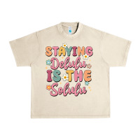 Sandshell staying delulu is the solulu Urban Heavy Tee - MaliasSmallBusiness