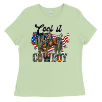 Matcha cool it cowboy Ladies Tee - SublimationCraftShop