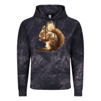 Cloud Black Squirrels Vintage Hoodie - LillyAllenDesigns