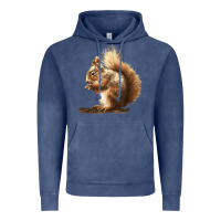 Vintage Denim Squirrels Vintage Hoodie - LillyAllenDesigns