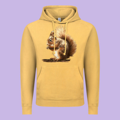 Squirrels Vintage Hoodie Designed By Lillyallendesigns