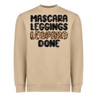 Mushroom mascara leopard done Heavyweight Sweatshirt - MaliasSmallBusiness