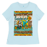 Baby Blue living on lake time air freshener Ladies Tee - HRA Design Shop