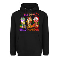 Black happy hallothanksmas coffee cups Heavyweight Hoodie - texasbilliewilder