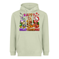 Matcha happy hallothanksmas coffee cups Heavyweight Hoodie - texasbilliewilder