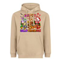 Mushroom happy hallothanksmas coffee cups Heavyweight Hoodie - texasbilliewilder