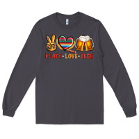 Smoke peace love beer Long Sleeve Tee - NancyCooperArtShop
