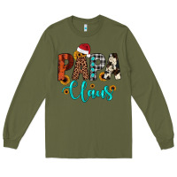 Army Green papa claus Long Sleeve Tee - JahusDesignShop