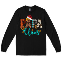 Black papa claus Long Sleeve Tee - JahusDesignShop