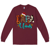 Burgundy papa claus Long Sleeve Tee - JahusDesignShop