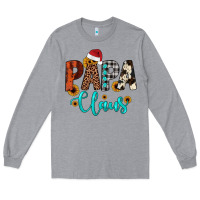 Heather Grey papa claus Long Sleeve Tee - JahusDesignShop