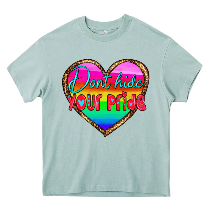 Dont Hide Your Pride Heavy Core Tee by HRA Design Shop | Teevron