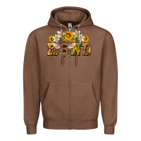 Chestnut bee kind Zipper Hoodie - Artiststas