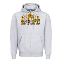 Heather Grey bee kind Zipper Hoodie - Artiststas