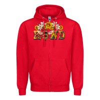 Red bee kind Zipper Hoodie - Artiststas