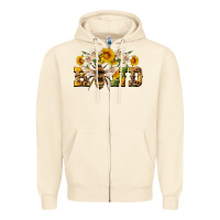 Sandshell bee kind Zipper Hoodie - Artiststas