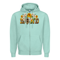 Seafoam bee kind Zipper Hoodie - Artiststas