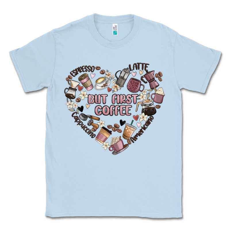 But First Coffee Classic Tee by MaliasSmallBusiness | Teevron