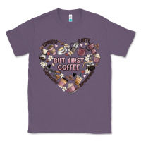 Lavender but first coffee Classic Tee - MaliasSmallBusiness