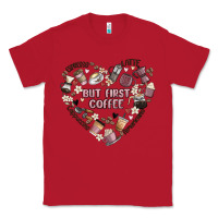 Red but first coffee Classic Tee - MaliasSmallBusiness