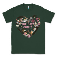Sports Green but first coffee Classic Tee - MaliasSmallBusiness