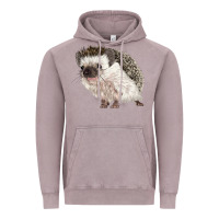 Vintage Zinc Hedgehog Illustrations Vintage Hoodie - LillyAllenDesigns