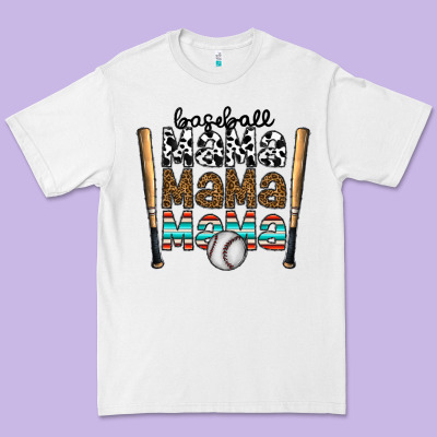 Baseball Mama Mama Mama Premium Tee Designed By Cowhidedigitalart