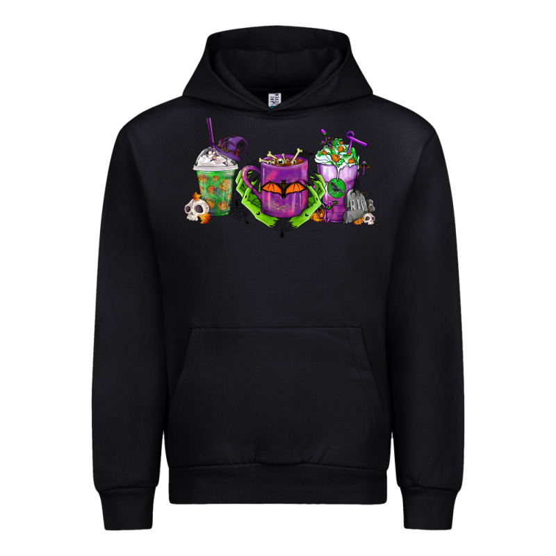 Halloween Coffee Cups Urban Hoodie by FaDigitalArtStudio | Teevron