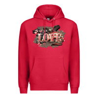 Cardinal Love America 4th of july Premium Hoodie - HowdyJamesFarm