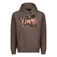 Coffee Love America 4th of july Premium Hoodie - HowdyJamesFarm