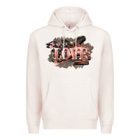 Pale Pink Love America 4th of july Premium Hoodie - HowdyJamesFarm