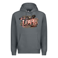 Rock Love America 4th of july Premium Hoodie - HowdyJamesFarm