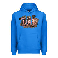 True Royal Love America 4th of july Premium Hoodie - HowdyJamesFarm
