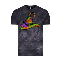 Cloud Black Witch Hat With Spiders Vintage Tee - Jasminsmagicworld