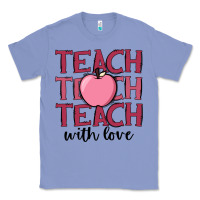 Colony Blue teach with love Classic Tee - JahusDesignShop