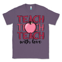 Lavender teach with love Classic Tee - JahusDesignShop