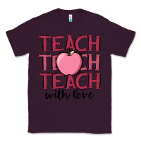Plum teach with love Classic Tee - JahusDesignShop
