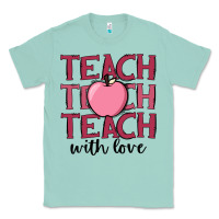 Seafoam teach with love Classic Tee - JahusDesignShop